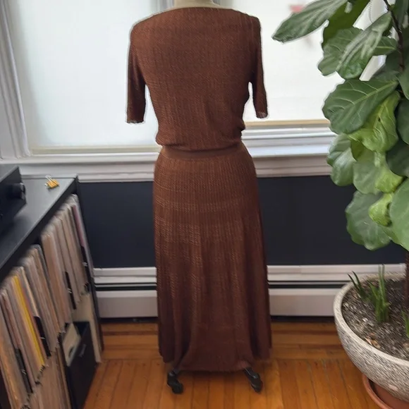 Stunning Metallic Knit Set by Italian Brand Falconeri - Medium - Picture 10 of 15